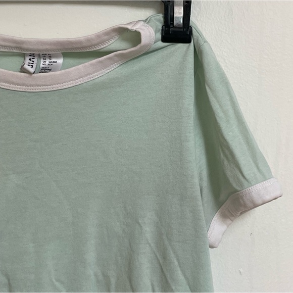 mint green ringer tee - Picture 3 of 3